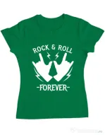 Tricou ADLER dama Rock and roll Verde mediu