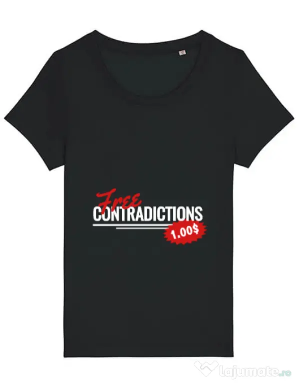 Tricou STANLEY STELLA dama Free contradictions Negru