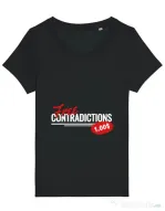Tricou STANLEY STELLA dama Free contradictions Negru