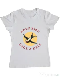 Tricou ADLER dama Ladybird Alb