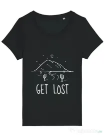 Tricou STANLEY STELLA dama Get lost Negru