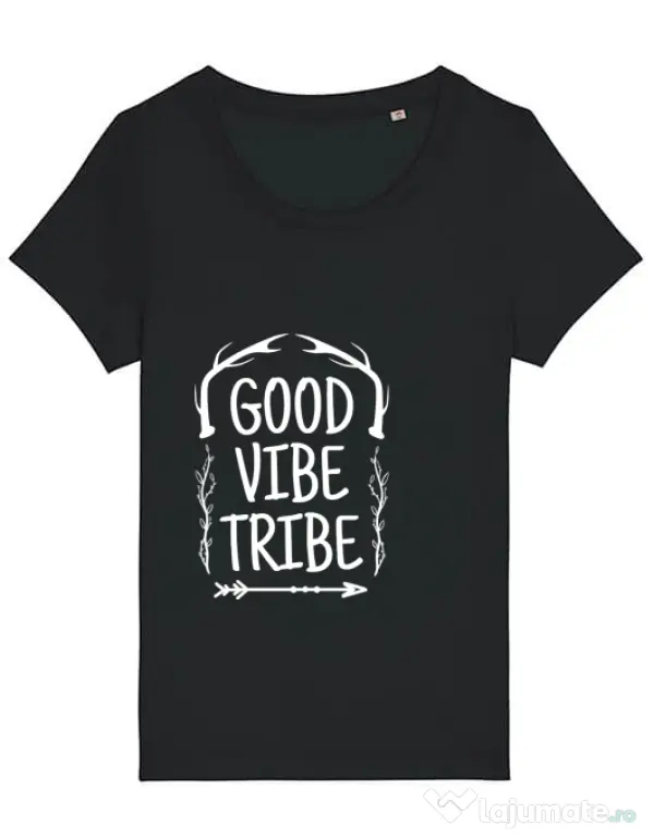 Tricou STANLEY STELLA dama Good vibe tribe Negru