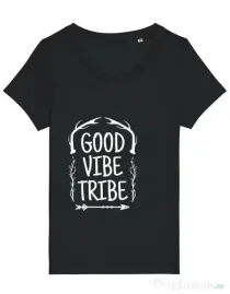 Tricou STANLEY STELLA dama Good vibe tribe Negru