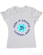 Tricou ADLER dama Yoga is cheaper Alb