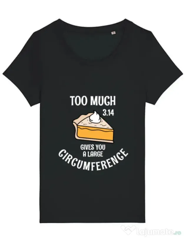 Tricou STANLEY STELLA dama Too much pie Negru