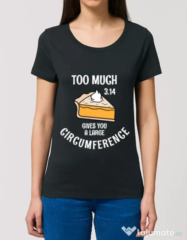 Tricou STANLEY STELLA dama Too much pie Negru