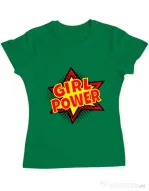 Tricou ADLER dama Girl power Verde mediu