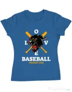 Tricou ADLER dama Panthers team Albastru azuriu