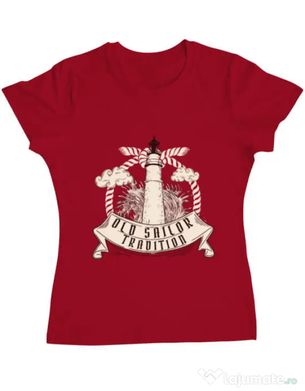 Tricou ADLER dama Tradition Rosu