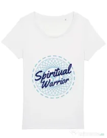 Tricou STANLEY STELLA dama Spiritual warrior Alb