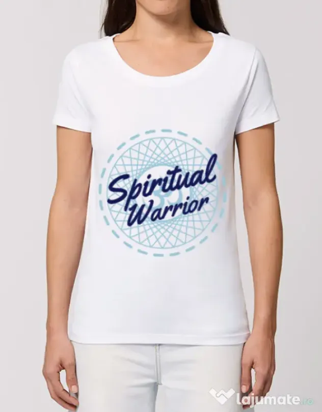 Tricou STANLEY STELLA dama Spiritual warrior Alb