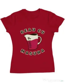 Tricou ADLER dama Beau cu masura Rosu