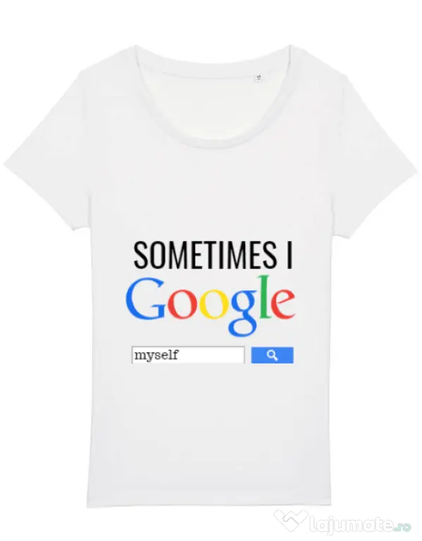 Tricou STANLEY STELLA dama I google myself Alb