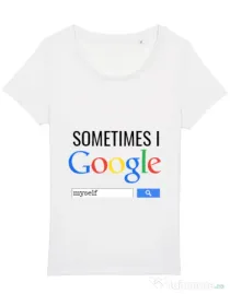 Tricou STANLEY STELLA dama I google myself Alb