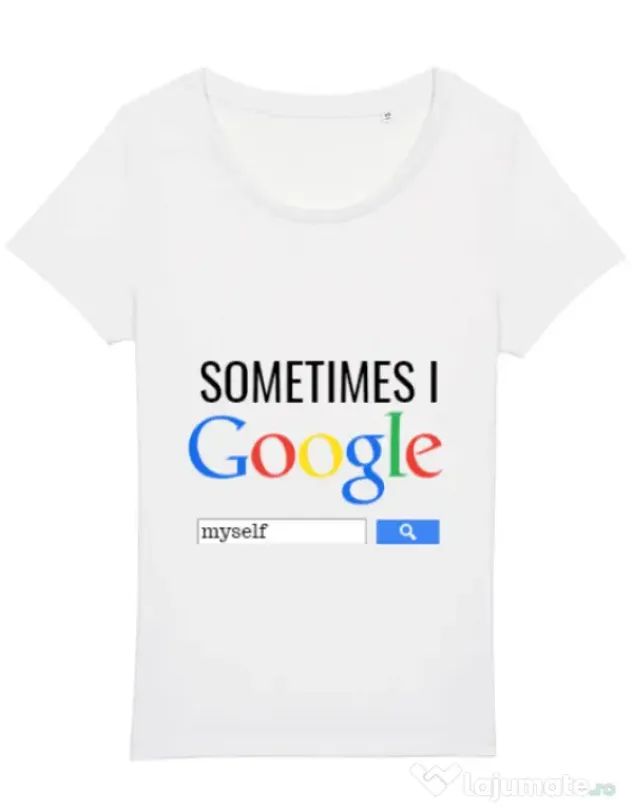 Tricou STANLEY STELLA dama I google myself Alb