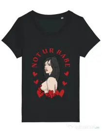 Tricou STANLEY STELLA dama Not ur babe Negru