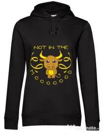 Hoodie dama cu gluga Not in the mood Negru