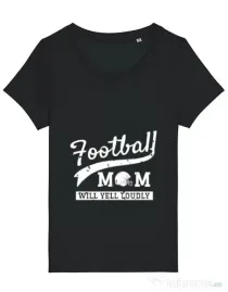 Tricou STANLEY STELLA dama Football mom Negru