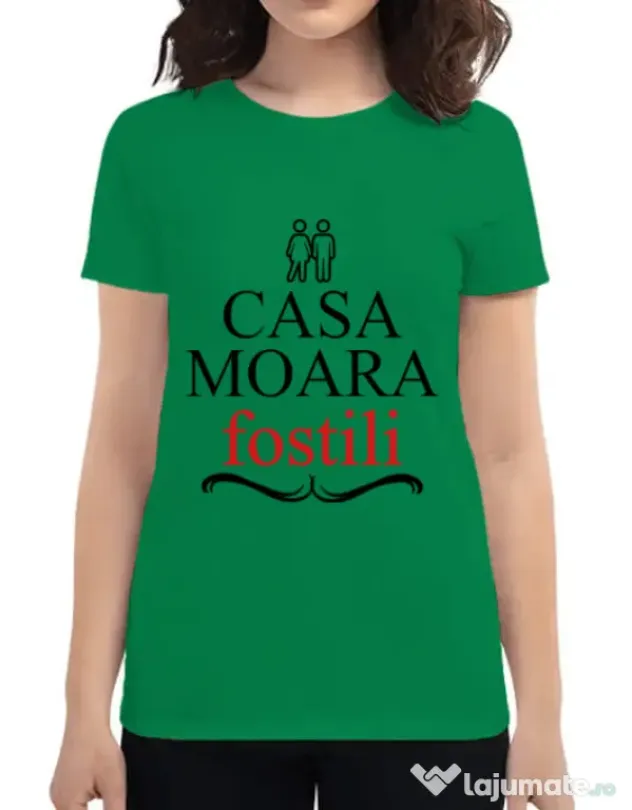 Tricou ADLER dama Casa moara fostili Verde mediu