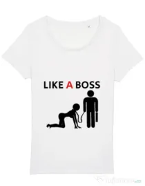 Tricou STANLEY STELLA dama Like a boss Alb