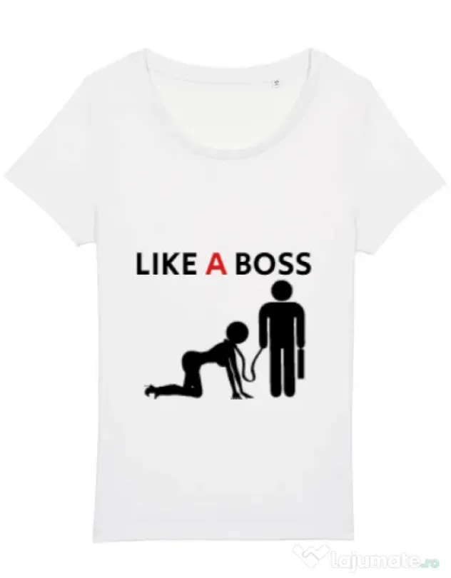 Tricou STANLEY STELLA dama Like a boss Alb