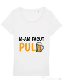 Tricou STANLEY STELLA dama M-am facut pulbere Alb