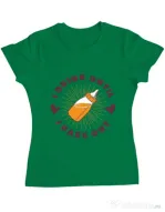 Tricou ADLER dama I drink until I pass out Verde mediu