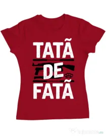 Tricou ADLER dama Tata de fata Rosu