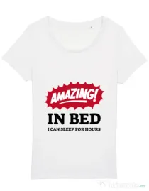 Tricou STANLEY STELLA dama Amazing in bed Alb