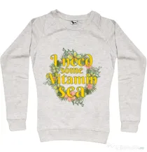 Bluza ADLER dama I need some vitamin sea Migdala melanj
