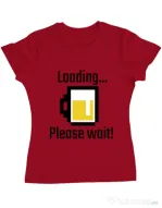 Tricou ADLER dama Beer loading Rosu