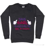 Bluza ADLER dama Future Mom Negru melanj
