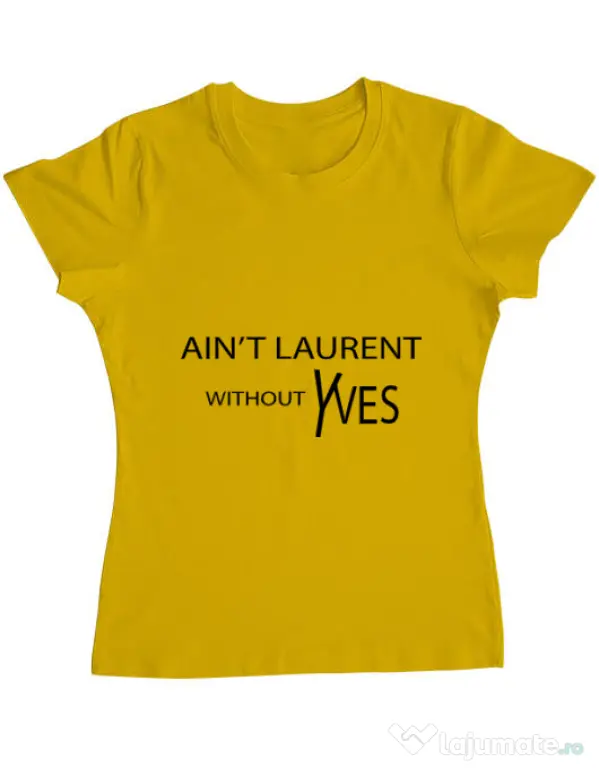 Tricou ADLER dama Yves saint laurent Galben