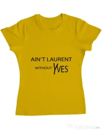 Tricou ADLER dama Yves saint laurent Galben