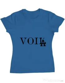 Tricou ADLER dama Voila Albastru azuriu