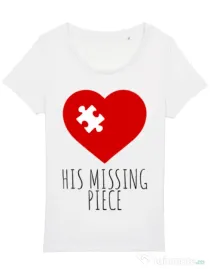 Tricou STANLEY STELLA dama His missing piece Alb