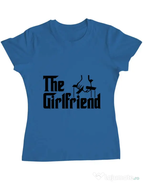 Tricou ADLER dama The girlfriend Albastru azuriu