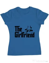 Tricou ADLER dama The girlfriend Albastru azuriu