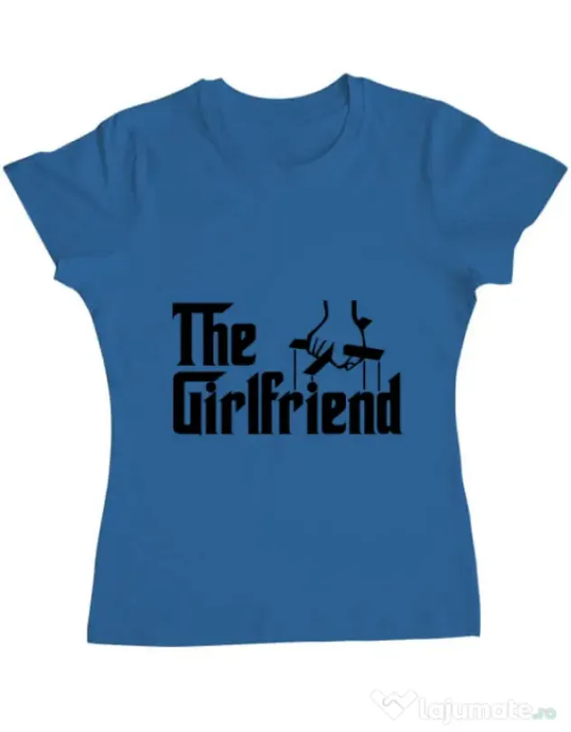 Tricou ADLER dama The girlfriend Albastru azuriu