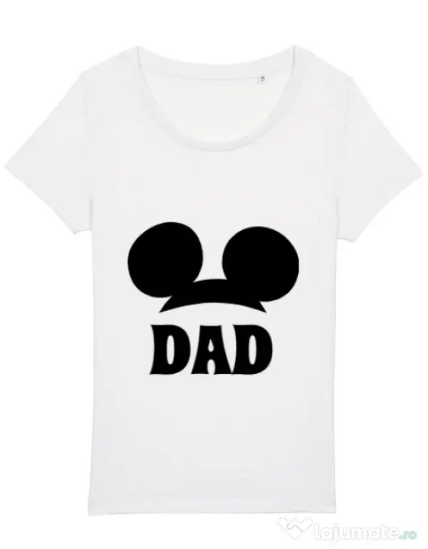 Tricou STANLEY STELLA dama Mouse dad Alb