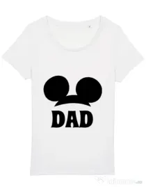 Tricou STANLEY STELLA dama Mouse dad Alb