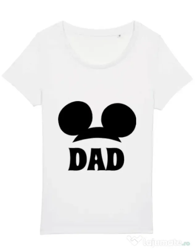 Tricou STANLEY STELLA dama Mouse dad Alb