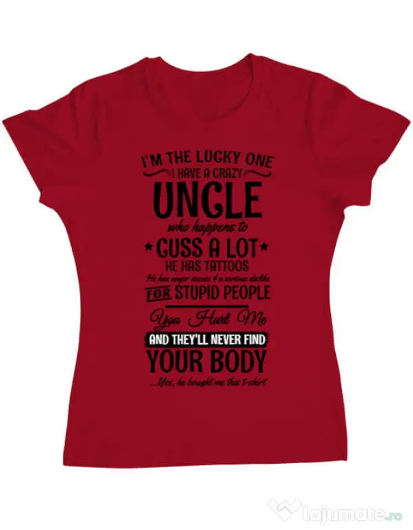 Tricou ADLER dama The lucky one Rosu