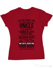 Tricou ADLER dama The lucky one Rosu