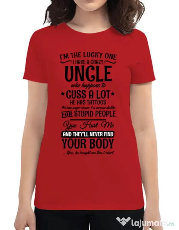 Tricou ADLER dama The lucky one Rosu