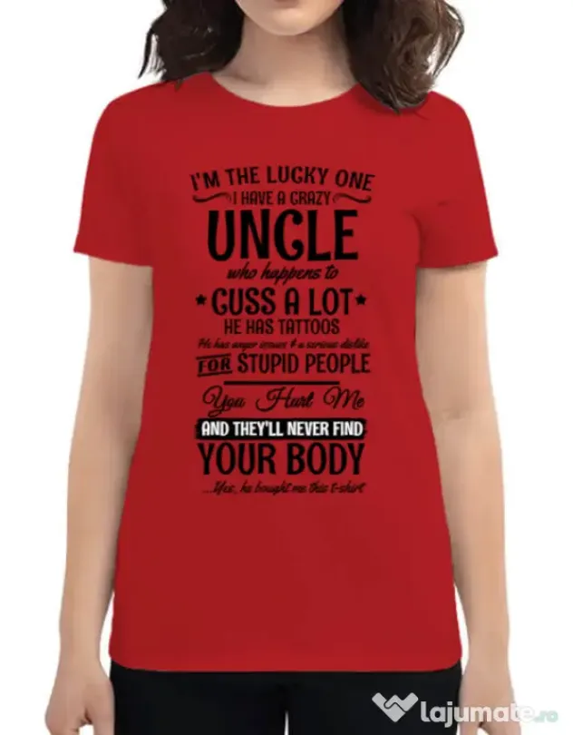 Tricou ADLER dama The lucky one Rosu