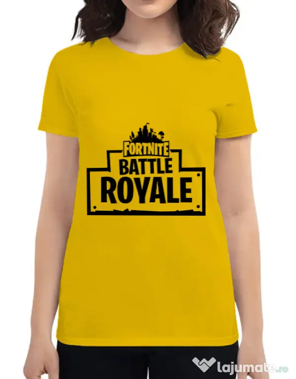 Tricou ADLER dama Battle royale 2 Galben