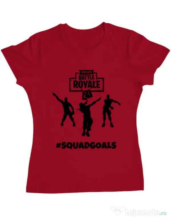 Tricou ADLER dama Squad goals Rosu