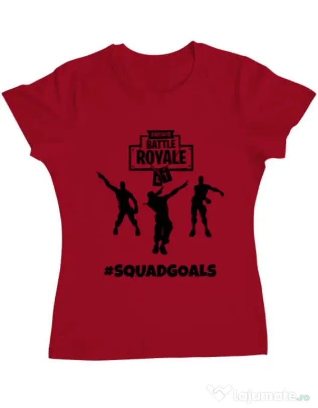 Tricou ADLER dama Squad goals Rosu