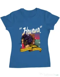 Tricou ADLER dama Havana Albastru azuriu